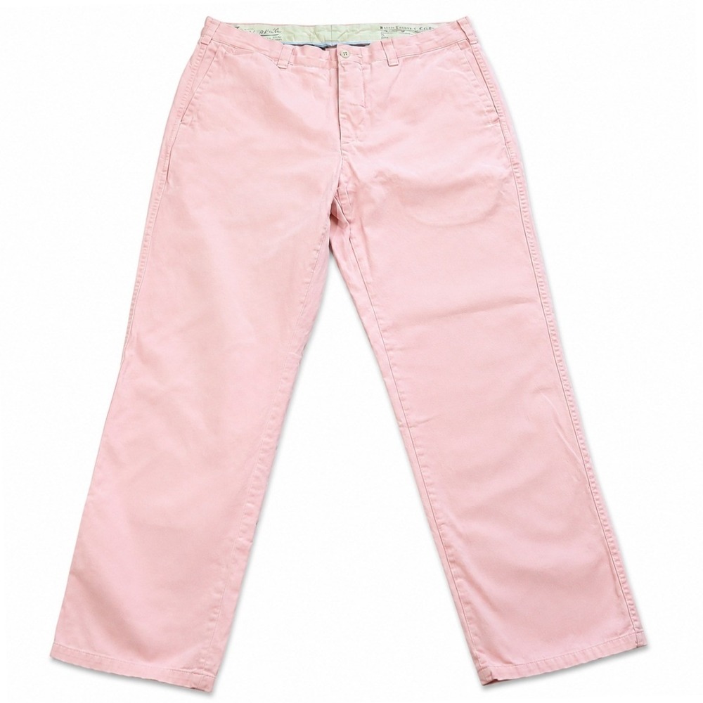 Polo Ralph Lauren Chino Pants Mens 34x32 Pink GI Fit Cotton Twill Nautical RL-5